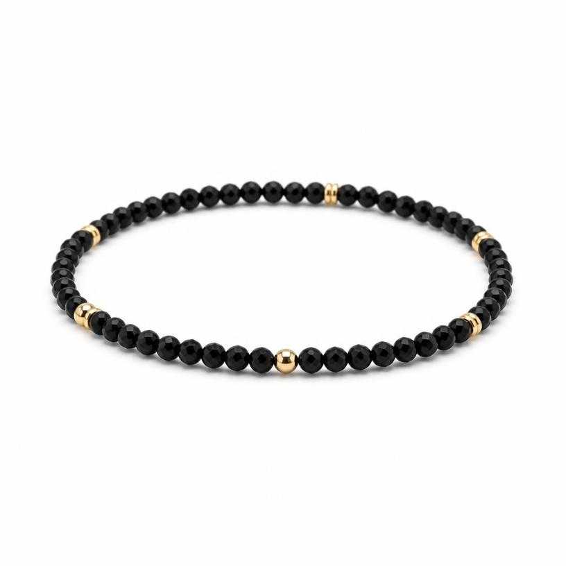 Generated item image of black small beads beads beaded bracelet