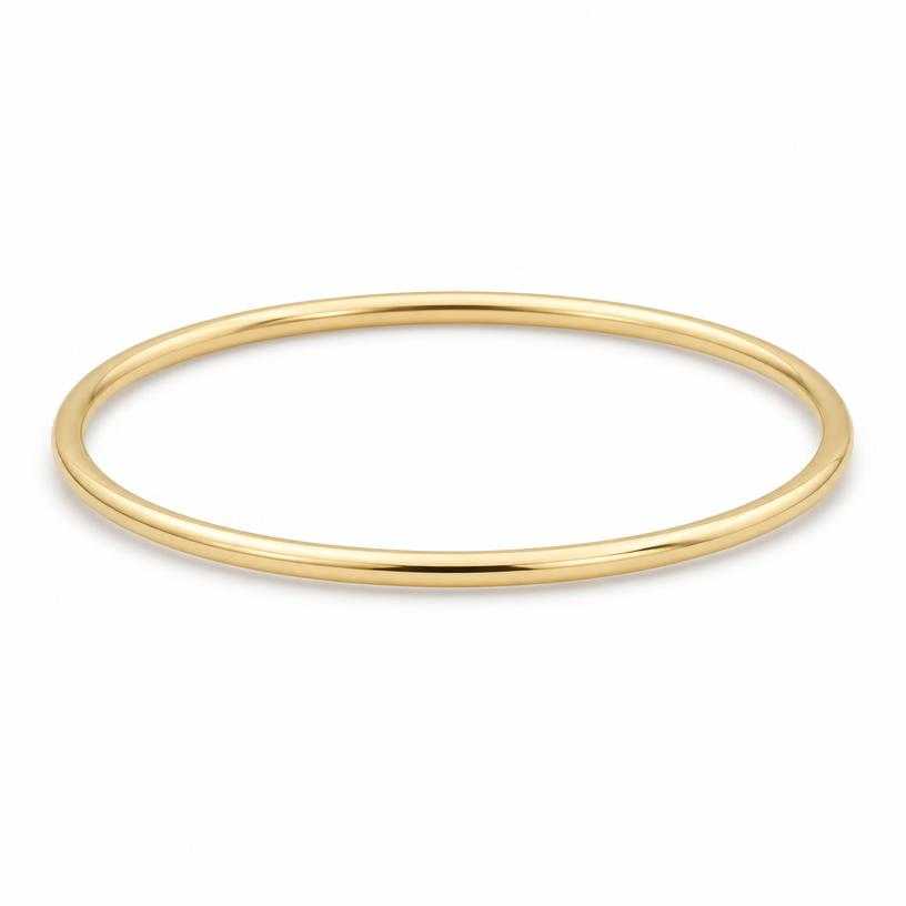 Generated item image of gold thin bangle metal bracelet
