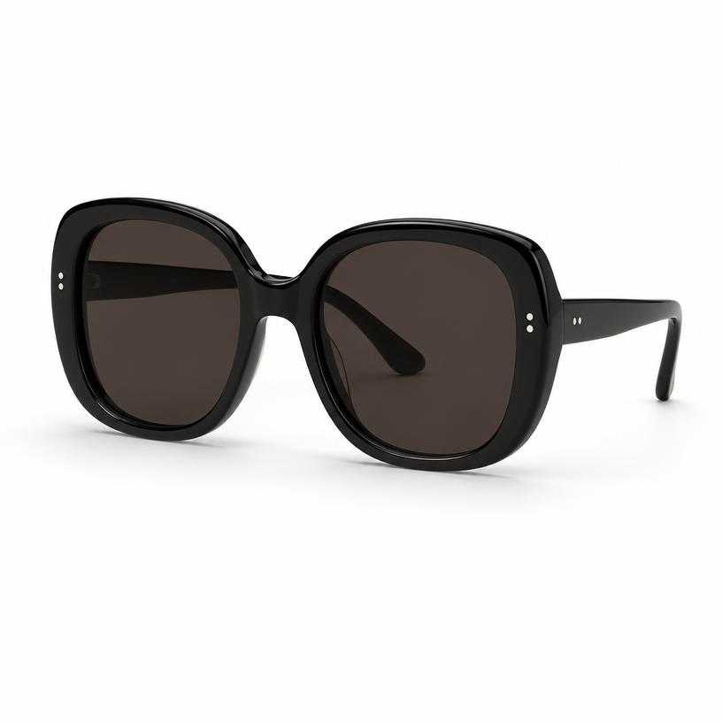 Generated item image of black oversized acetate sunglasses