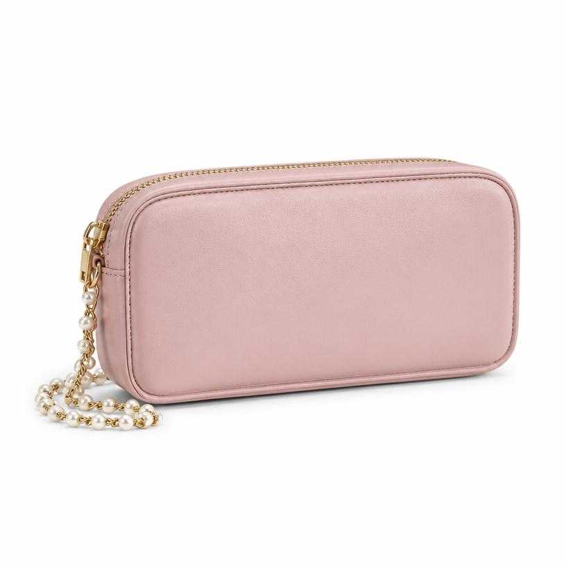 Generated item image of pale pink rectangular clutch
