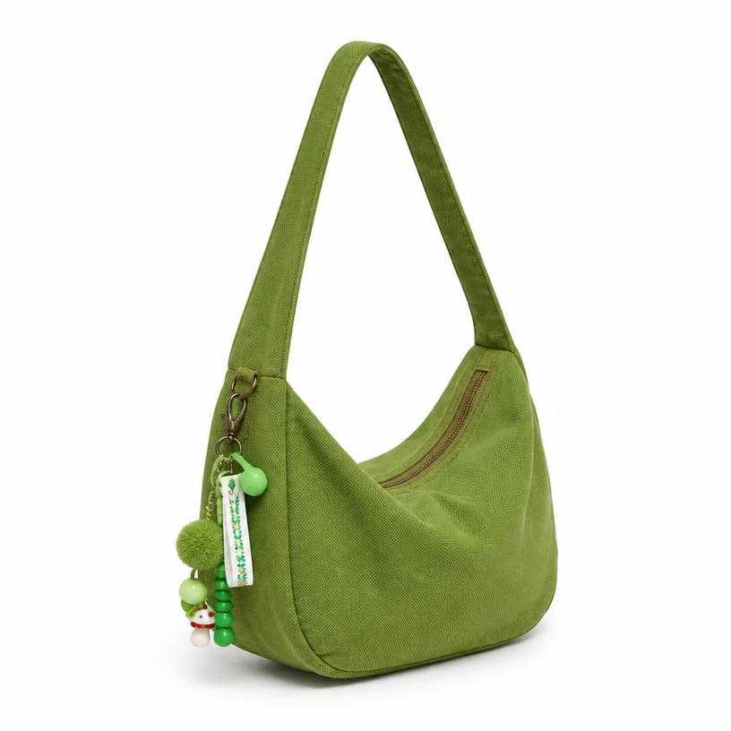 Generated item image of green small textile side bag
