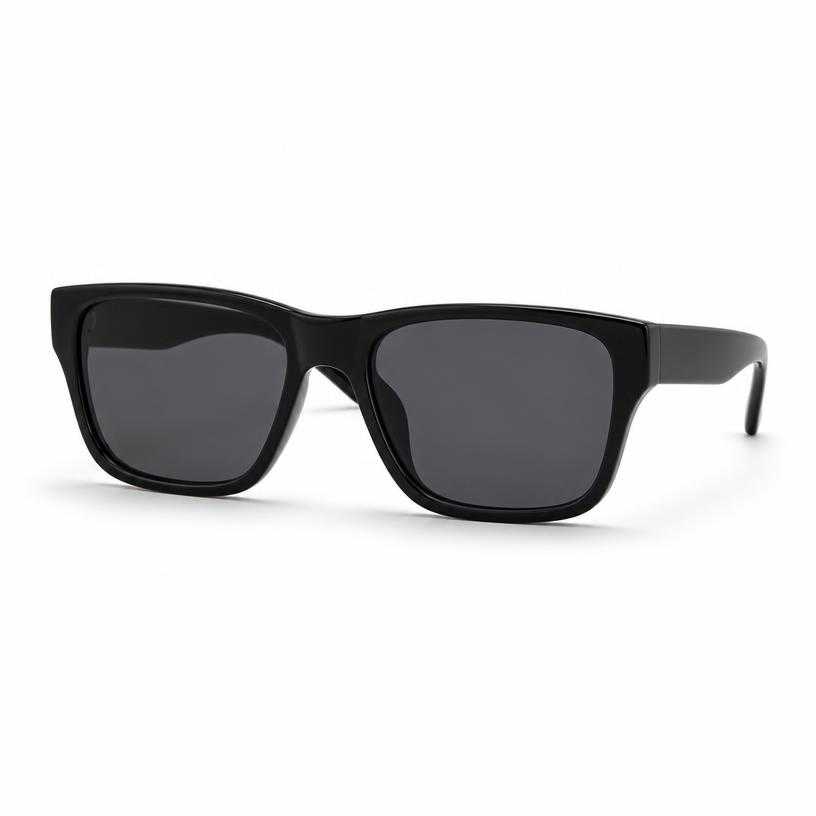 Generated item image of black rectangular frame sunglasses