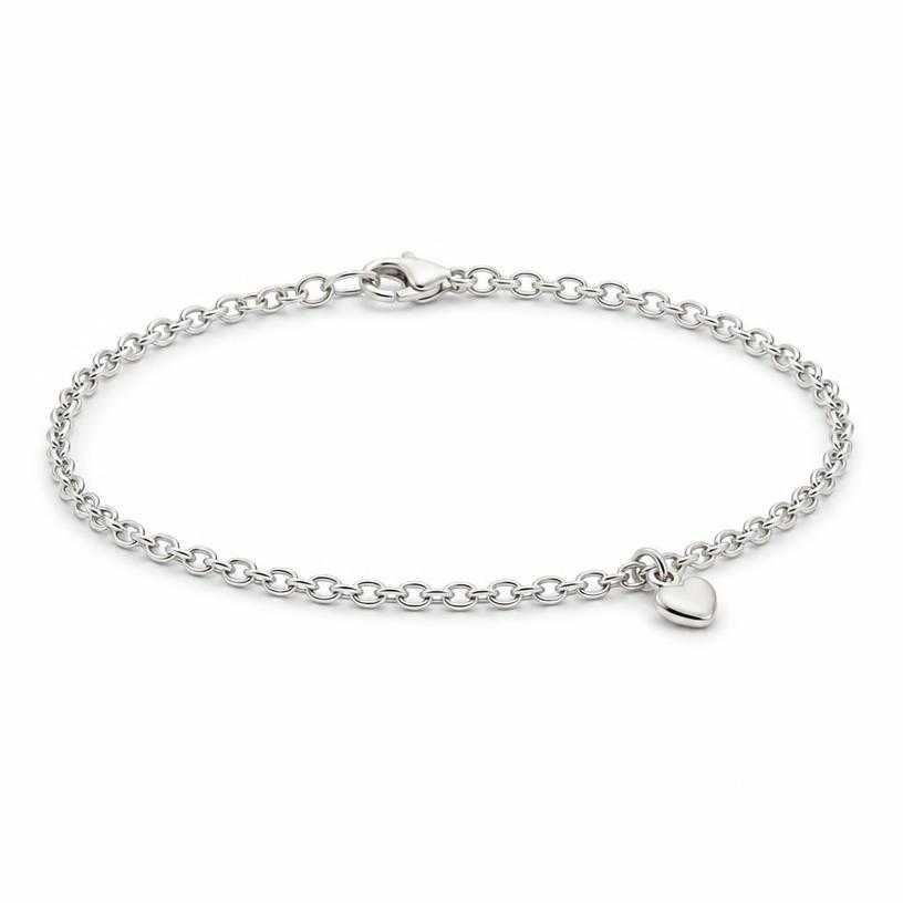 silver slim metal bracelet