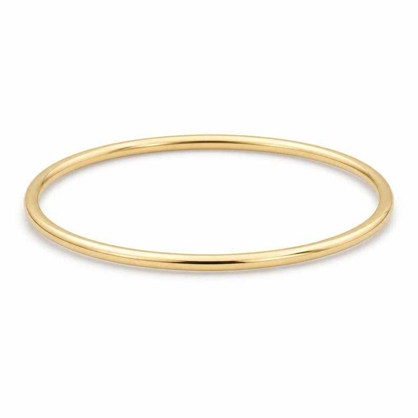 gold thin bangle metal bracelet