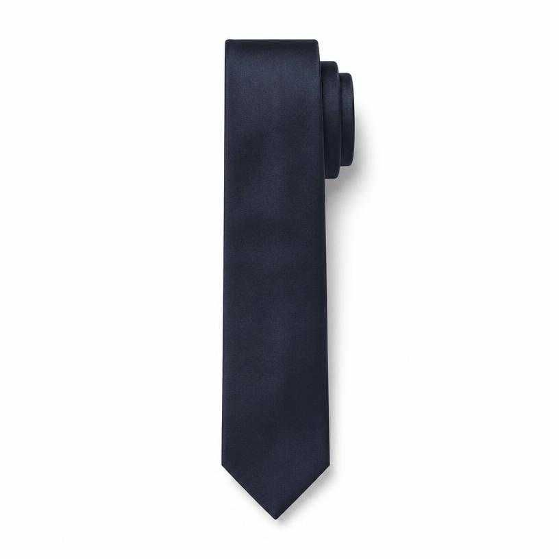 dark navy narrow tie