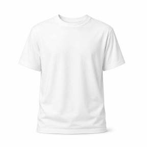 relaxed white crew-neck cotton jersey t-shirt